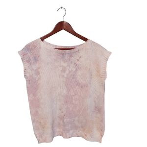 Luisa Ricci‎ Italy Womens Pastal Floral Beachy Summer Boxy Top Size Medium